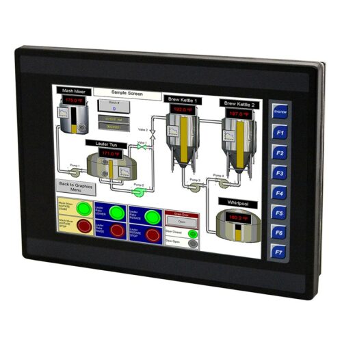 EXL10 Controller 10.4", 12 DC In, 6 Relay Out, 4 Analog In, (mA/V), dual Ethernet and dual CAN