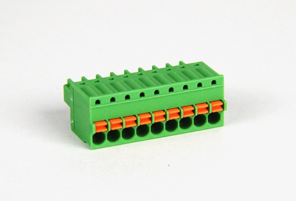 9 position Spring-clamp Terminal Block for SmartRail