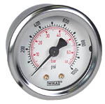 WIKA Industrial Pressure Gauge 2", 1000 PSI/Bar