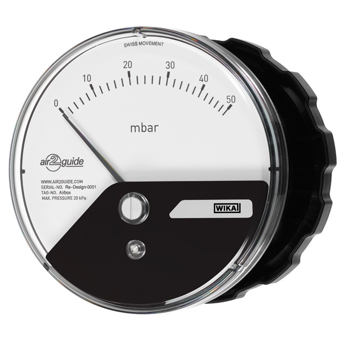 A2G-10 Series 110 mm Differential Pressure Gauge