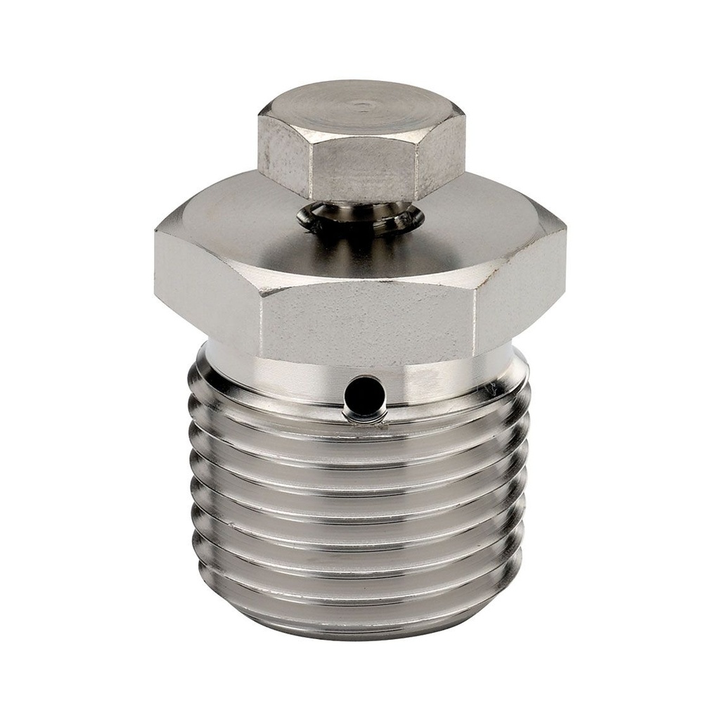 1/2" NPT Bleed Plug, SS