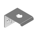 Bracket: E-STOP Mounting Hub Bracket, SSA-MBK-EEC1-SS