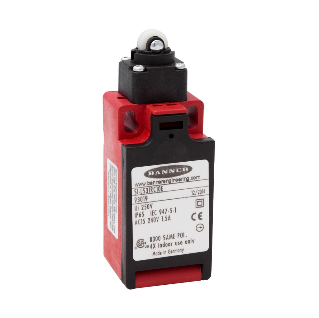 Limit Switch: Plastic Roller Actuator, SI-LS31RC10D