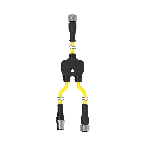 [25470] M12 Quick Disconnect Splitter Cable, CSS-M12F43M12M41M12F41