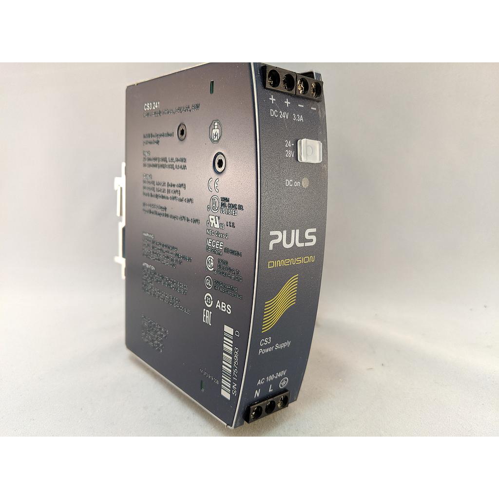 [CS3.241] POWER SUPPLY 80W 120-240VAC 1PH,24-28VDC 3.3/2.7A