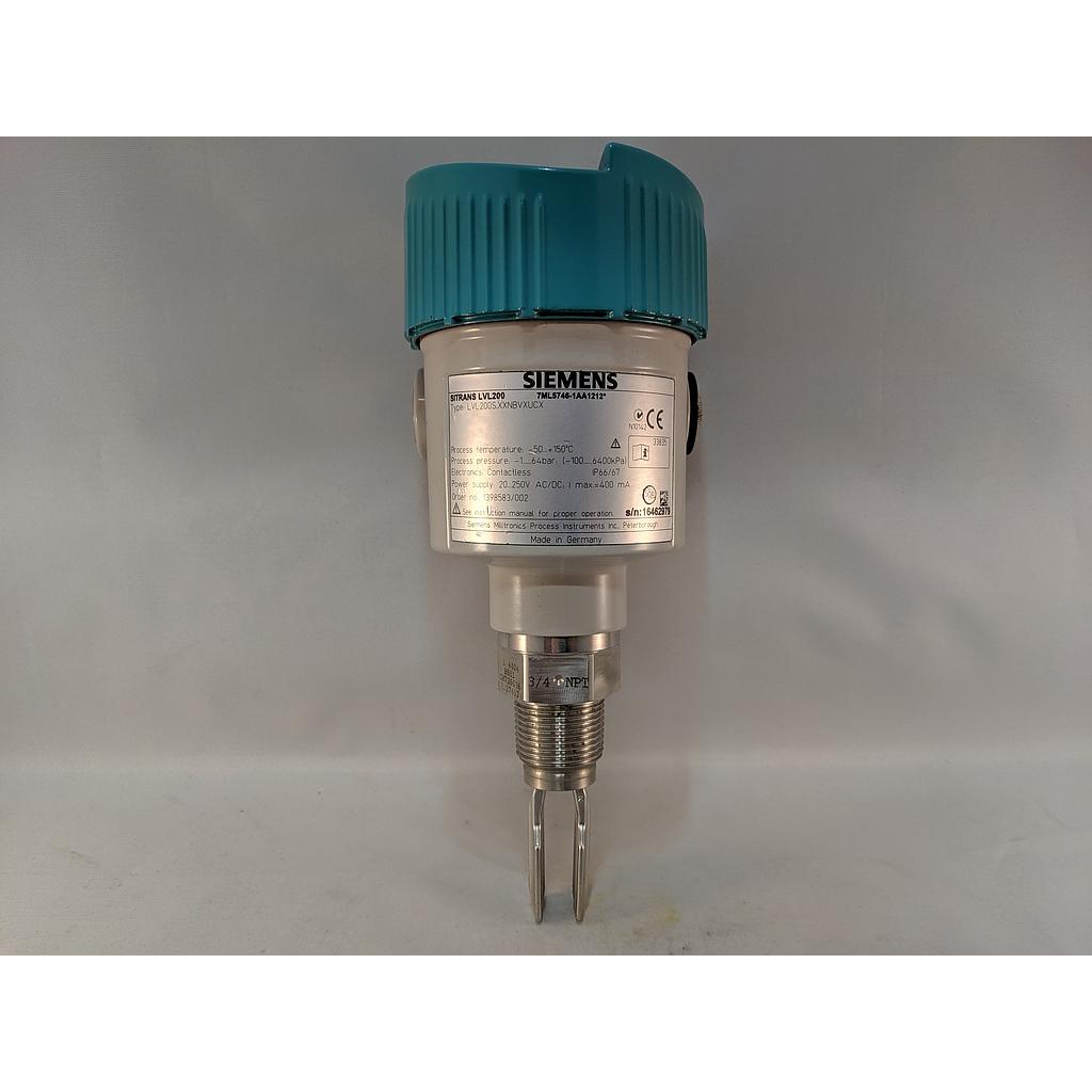 [7ML5746-1AA1212] LVL200 VIBRATING LEVEL SW FOR LIQUIDS 20-250VAC/DC 3/4"NPT SIEMENS