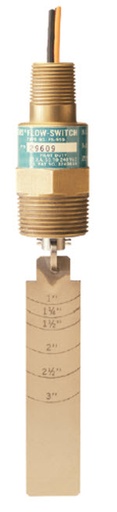 [56730] FS-550 HIGH PRESSURE PADDLE SWITCH, LONG, BRASS, WITH 3-PIN J-BOX