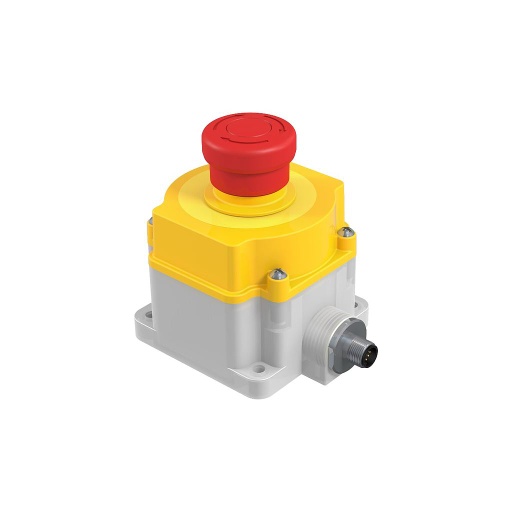 [29989] Emergency Stop: Flush Mounting 40mm Push Button, SSA-EB1PLYR-12ED1Q8