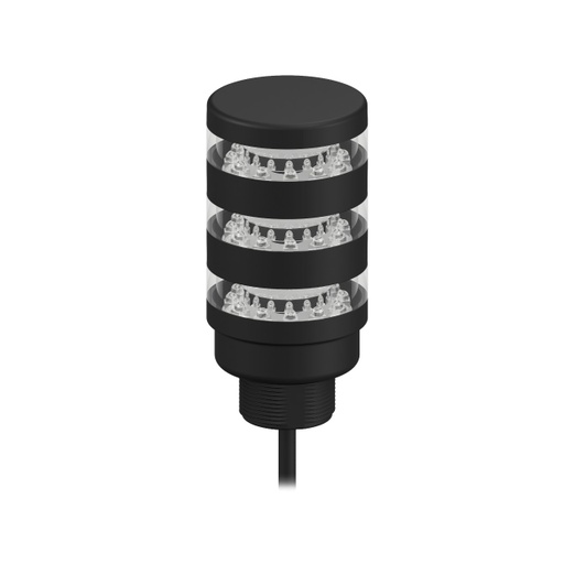 [806686] Tl50 Pro Tower Light, Beacon Black Housing: 3 Segment, TL50PBL3