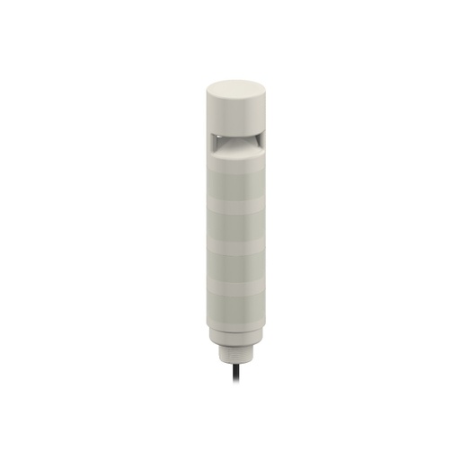 [809615] Tl50 Pro Tower Light With Sealed Omnidirectional Audible Indicator, Gray Housing: 4 Lighted Segments, TL50P4AOSCQP