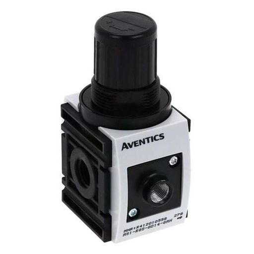 [R412010649] AVENTICS AS1-RGS Series Diaphragm-Type Pressure Regulator, G 1/4, w/E11 Locking, Left Air Supply, 0.2 to 12 bar