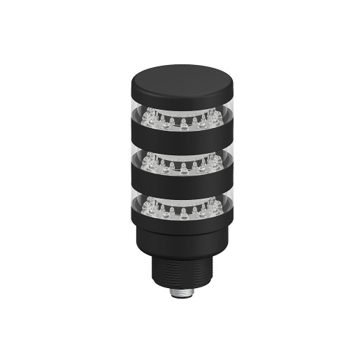 [804934] TL50 Pro Tower Light with IO-Link, Beacon Black Housing: 3-Segment, TL50BL3KQ