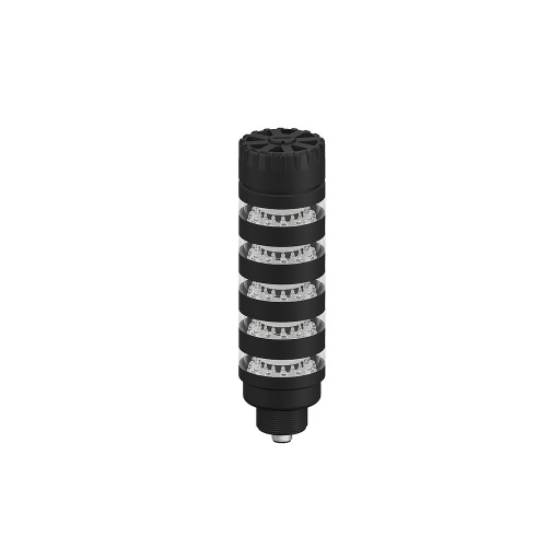 [804972] TL50 Pro Tower Light with IO-Link Audible, Beacon Black Housing: 5-Segment, TL50BL5AKQ