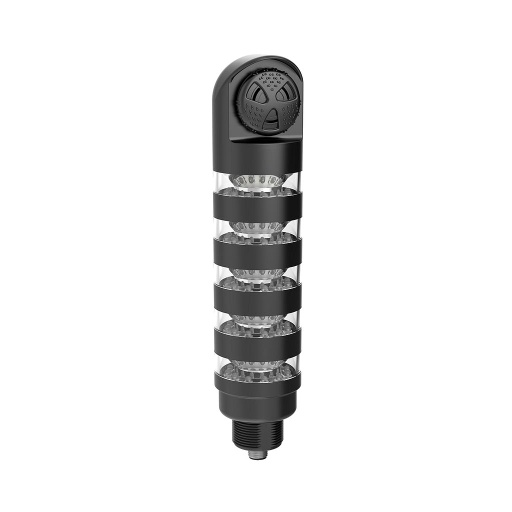 [804987] TL50 Pro Tower Light with IO-Link Sealed Loud Audible, Beacon Black Housing: 5-Segment, TL50BL5ALSKQ