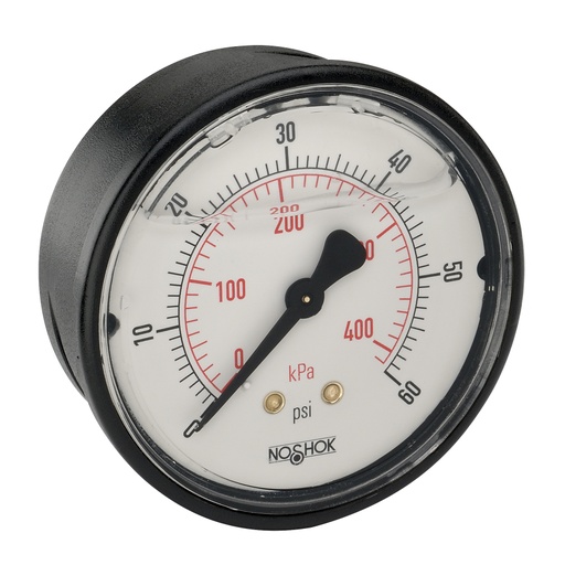 [25-910-160-psi/kPa] 900 Series Liquid Filled Pressure Gauge, 0 psi to 160 psi