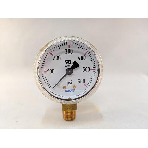 [62837-0400N25] 2.5" 316 SS PRESSURE GAUGE 0-400 PSI