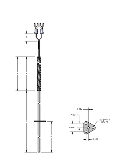 [2290-7003] Watlow RTD S25 Style