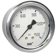 [4270933] 212.53 Series Industrial Brass Dry Pressure Gauge, 0 to 1500 psi