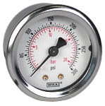 [4315073] 212.53 Series Industrial Brass Dry Pressure Gauge, 0 to 300 psi