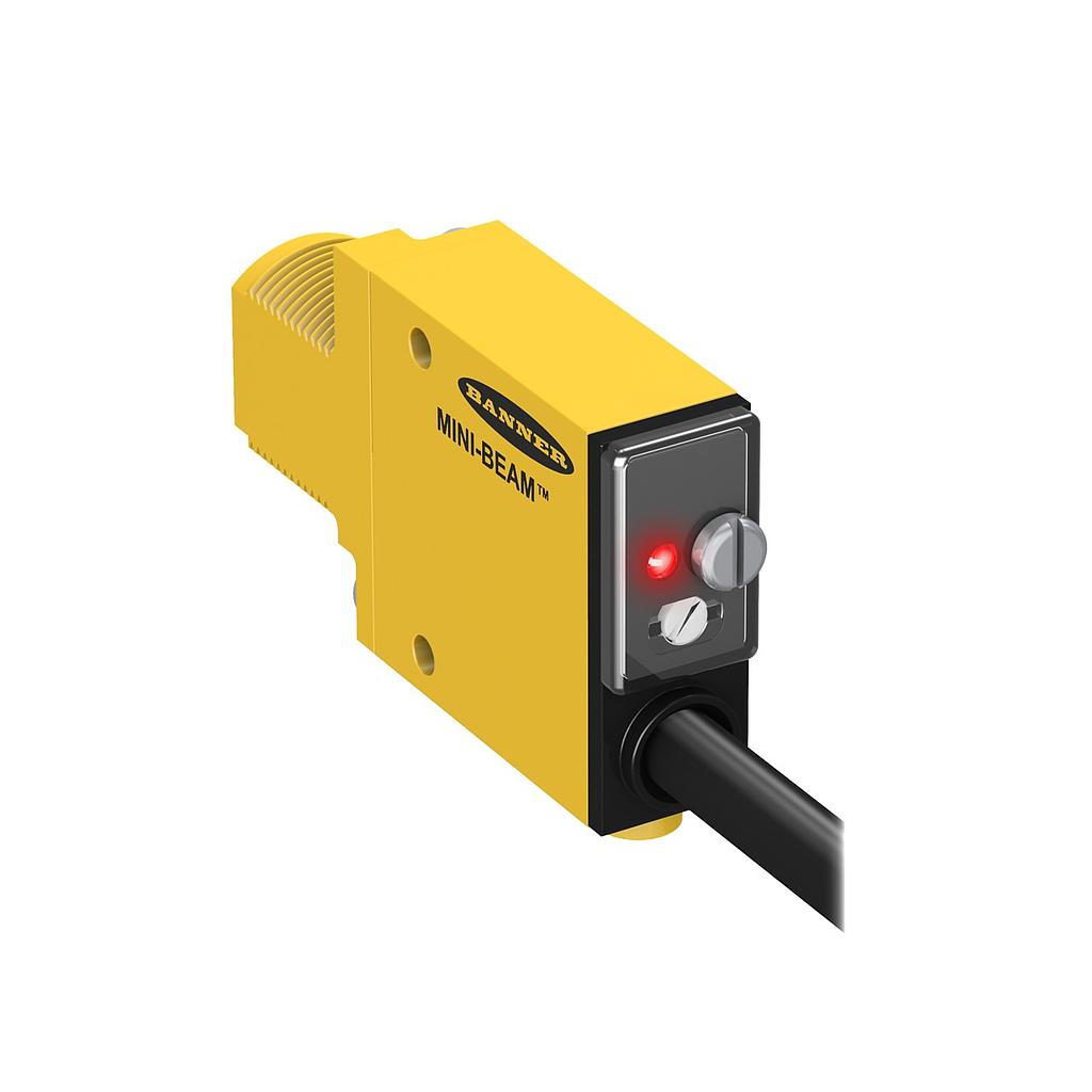 [18216] SM31RL100QD MINIBEAM SCANNER W/.100 APERTURE INSTALLED, 4-pin Euro 6 in (150mm), SM31RL100QDP