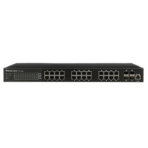 [NT328G-04SFP-AC1] NT-328G Series, 28-Port, NT328 Rackmount Managed Layer 3 Ethernet Switch, 4 SFP+ ports, Single AC