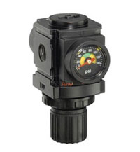 [R37111-600] ARO Miniature Air Regulator-Flush Mt. Gauge 1/8", 0-140PSI