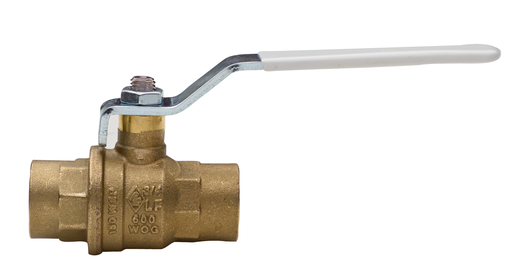 1615 LF / 1625 LF Lead Free Series, Full Port, Brass Ball Valve w/ Solder Ends