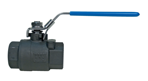 6600LL North America Series Seal Welded, Full Port, Carbon Steel Ball Valve, FNPT Threaded, w/ Locking Device