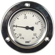 [52832459] Wika 212.53 Series Pressure Gauge 30"Hg-0-60 PSI