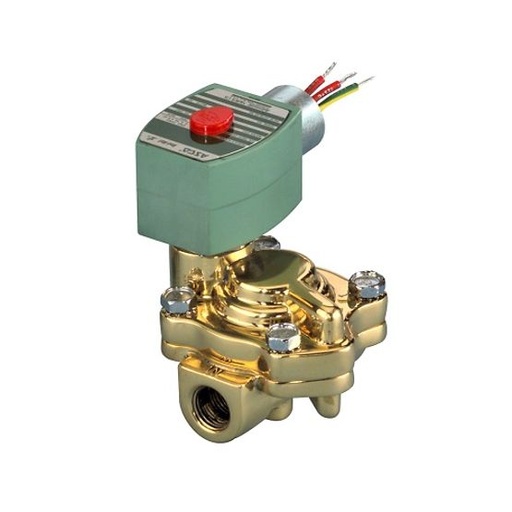 221 Series Brass, 2-Way, NC, Slow Closing Solenoid Valve