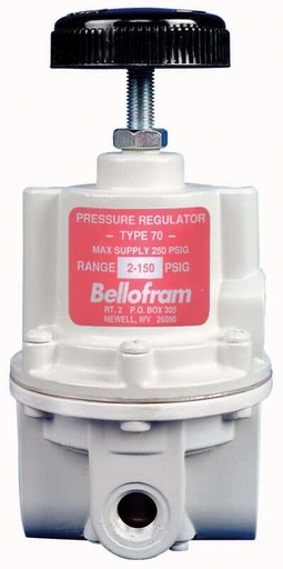 [960-192-000] T70BP High Flow Back Pressure Air Regulator 3/8" NPT, 0-2 PSI