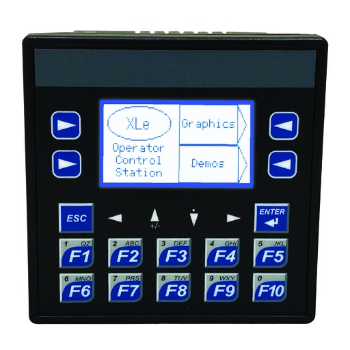 [HE-XE102-10] XLE Controller 2.2", 12 DC In, 6 Relay Out, 4 Analog In, (mA/V), With Thermistor on input 1 and 2