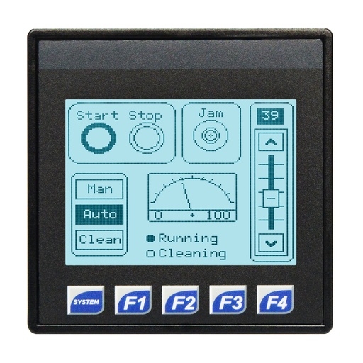 [HE-XT1E2-22] XLTe Controller 3.5", 12 DC In, 6 Relay Out, 4 Analog In, (mA/V), With Display Heater