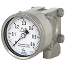 762.14 Series 4" or 6" All-Metal Media Chamber Pressure Gauge, Monel/Hastelloy Wetted Parts, Dry/Fillable