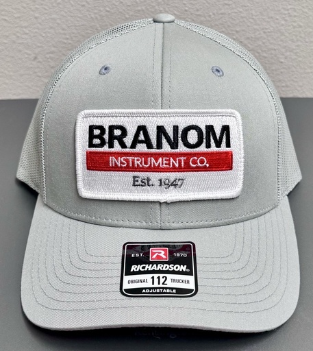 [Cap-112-Quarry] Quarry Trucker Hat, Branom Logo Patch