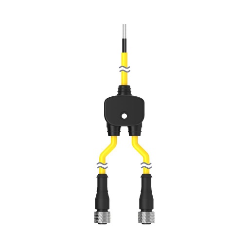 [93341] M12 Quick Disconnect Splitter Cable, CSB-UNT525M1251